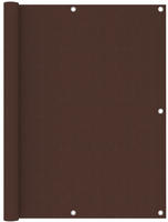 vidaXL Balkon-Sichtschutz Braun 120x300 cm Oxford-Gewebe