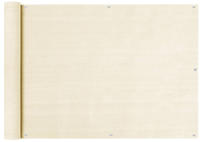 vidaXL Balkon Sichtschutz Creme 75x600 cm HDPE