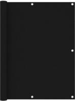 vidaXL Balkon-Sichtschutz Schwarz 120x600 cm Oxford-Gewebe