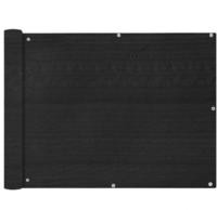 vidaXL Balkonsichtschutz HDPE 90x400 cm Anthrazit