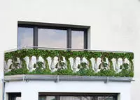 Maximex Balkonsichtschutz 5 m, rei&szlig;fest, mit Efeu-Motiv