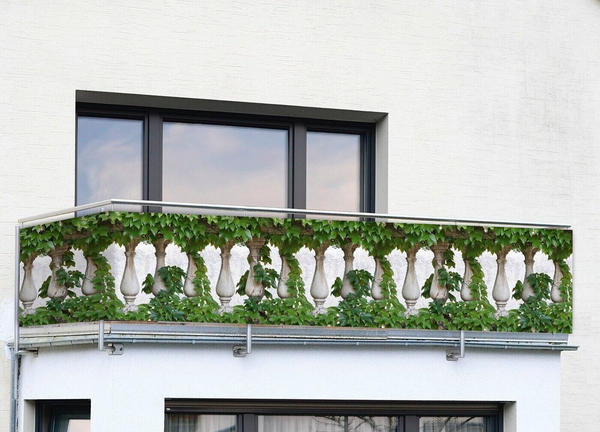 Maximex Balkon-Sichtschutz naturfrohem Efeu-Motiv 5 m