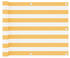 vidaXL Balkon-Sichtschutz 90x300cm Oxford-Gewebe weiß/gelb