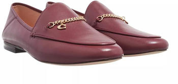 Coach Hanna Leather Loafer rot
