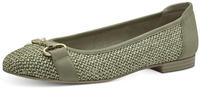 Tamaris Ballerinas Textile Vegan SAGE grün