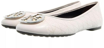 Tory Burch Claire Quilted Ballet Loafers Ballerinas creme