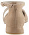 Paul Green Ballerina Flats Kitten Heel verstellbarem Fesselriemchen beige