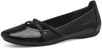Tamaris Ballerina "Caterina" Flats, Festtagsmode, Slipper mit Gummizugriemchen