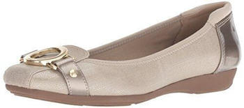 Anne Klein Umeko Ballerinas metallic taupe