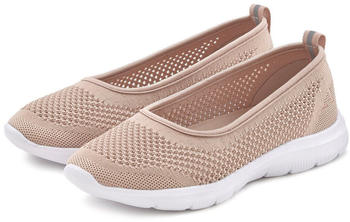 Lascana Sneaker Ballerinas ultraleichter Slipper Mesh rosa