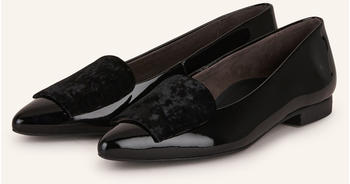 Paul Green Lack-Ballerinas schwarz