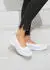 Lascana Sneaker Ballerinas ultraleichter Slipper Mesh weiß