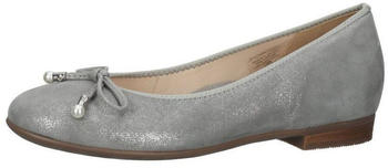 Ara Ballerina grau flacher Absatz Damen