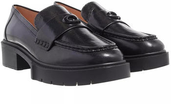 Coach Leah Leather Loafer schwarz