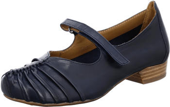 Everybody Shoes Ballerina blau Blockabsatz Damen