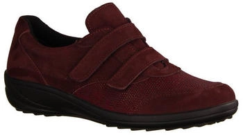 Slowlies 402 Damenslipper bordo Leder Stretch