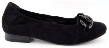 Semler Fabia SAMT-CHEVRO G Damen Ballerina schwarz