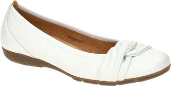 Gabor Ballerina weiß Leder Schleife 04 165