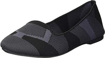 Skechers Cleo-Sherlock-Engineered Knit Loafer Skimmer Ballerinas schwarz