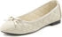 Lascana Ballerina Schleifenapplikation beige