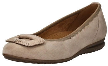 Gabor Ballerinas Veloursleder sand
