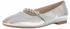 Gabor Leder Ballerinas silber