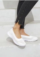 LASCANA Sneaker Ballerinas "Halbschuh, Slip-On-Sneaker," zum Reinschl&uuml;pfen VEGAN