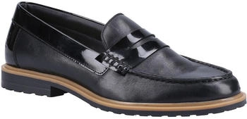 Hush Puppies Wahrheit Schuhe Damen Mädchen Smart Formaler Leder Slipper schwarz