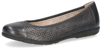 Caprice Nappaleder Ballerinas blau Ocean