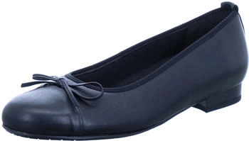 Semler Fabia Anilin Damen Ballerina schwarz