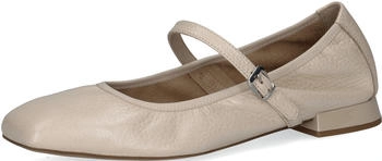 Caprice Riemchenballerinas beige