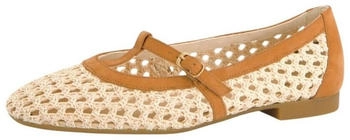 Paul Green Ballerinas Nubukleder Textil