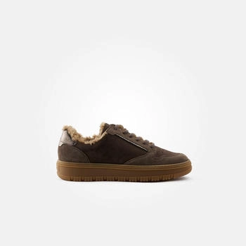 Paul Green Schnürschuhe 5369-013 Rauleder braun