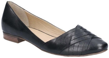Hush Puppies Leder-Ballerina Marley FS6113 schwarz