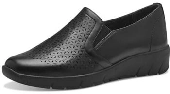 Jana Shoes Slipper Keilabsatz vegan schwarz