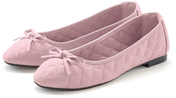 Lascana Ballerina Schleifenapplikation rose