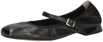 Caprice Ballerinas Leder schwarz deer