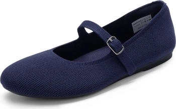 Dream Pairs Ballerinas Riemchen Strick bequem marine DWUMFA2519