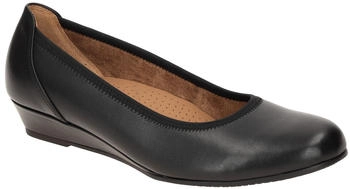 Gabor KRETA schwarz Ballerinas Halbschuhe 02 57