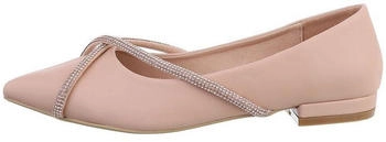 Ital Design Ballerina beige silber