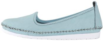 Andrea Conti Damen Slipper 0027449 Ballerina Mokassins blau schwarz