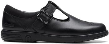 Clarks Jazzy Tap K Ballerinas schwarz Leder