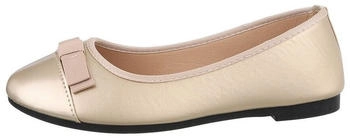 Ital Design Ballerinas klassisch Kunstleder gold TD2206-