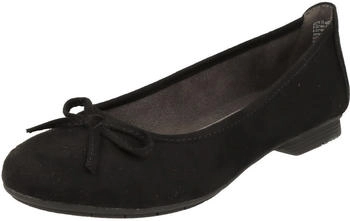 Jana Shoes Softline 8-22164-41 Damen Ballerina Schleife schwarz