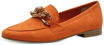 Marco Tozzi Slipper Leder Blockabsatz orange