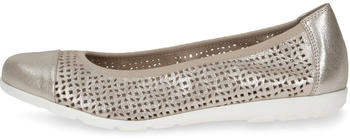 Caprice Ballerinas 9-22151-20 taupe metallic