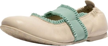 Fly London Leder Textil Ballerinas creme