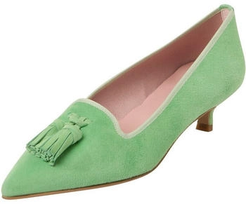 Pretty Ballerinas Velourspumps Angelis Hydra grün schwarz