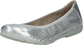 Caprice Ballerinas Leder 941 Silber