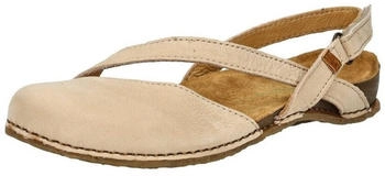 El Naturalista Nubukleder Sandalen cream
